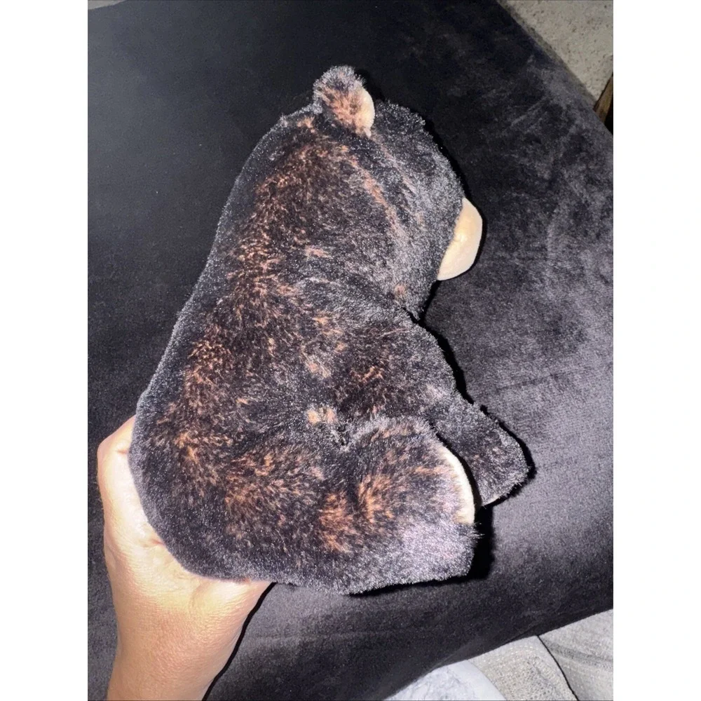 TY Classic‎ Kodi Dark Brown Bear Beanie Missing Ty Ear Tag 10